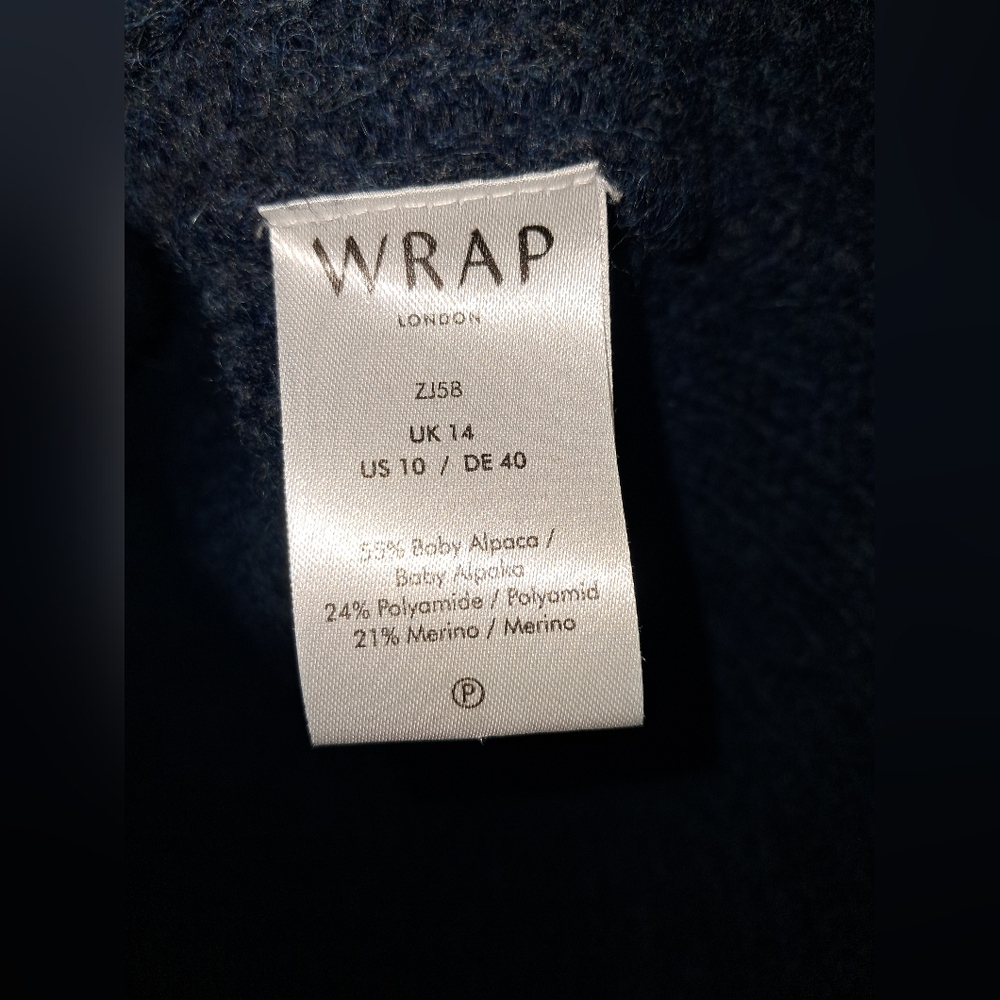 Wrap London brand Women's size 10, alpaca blend knit sweater - Picture 6 of 6